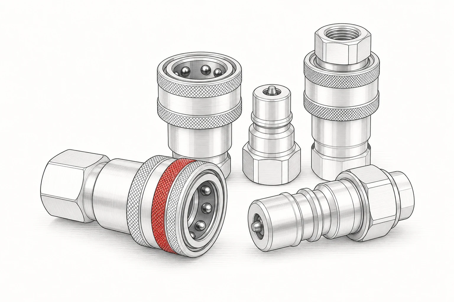 Quick Connect and Disconnect Couplings