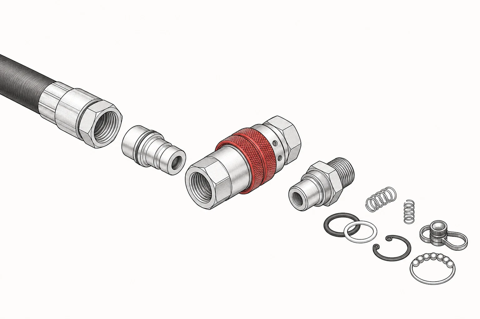 How to Identify Hydraulic Quick Couplings