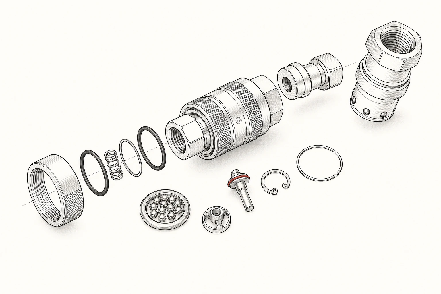 What is the Best O-ring Material for Hydraulic Quick Couplings