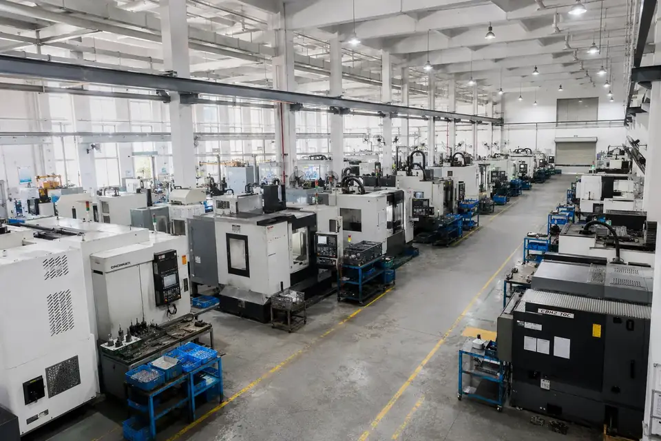 CNC machining workshop