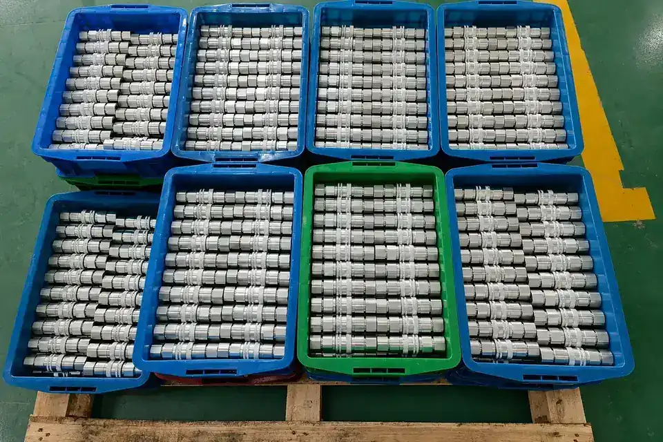 Finished hydraulic quick couplings