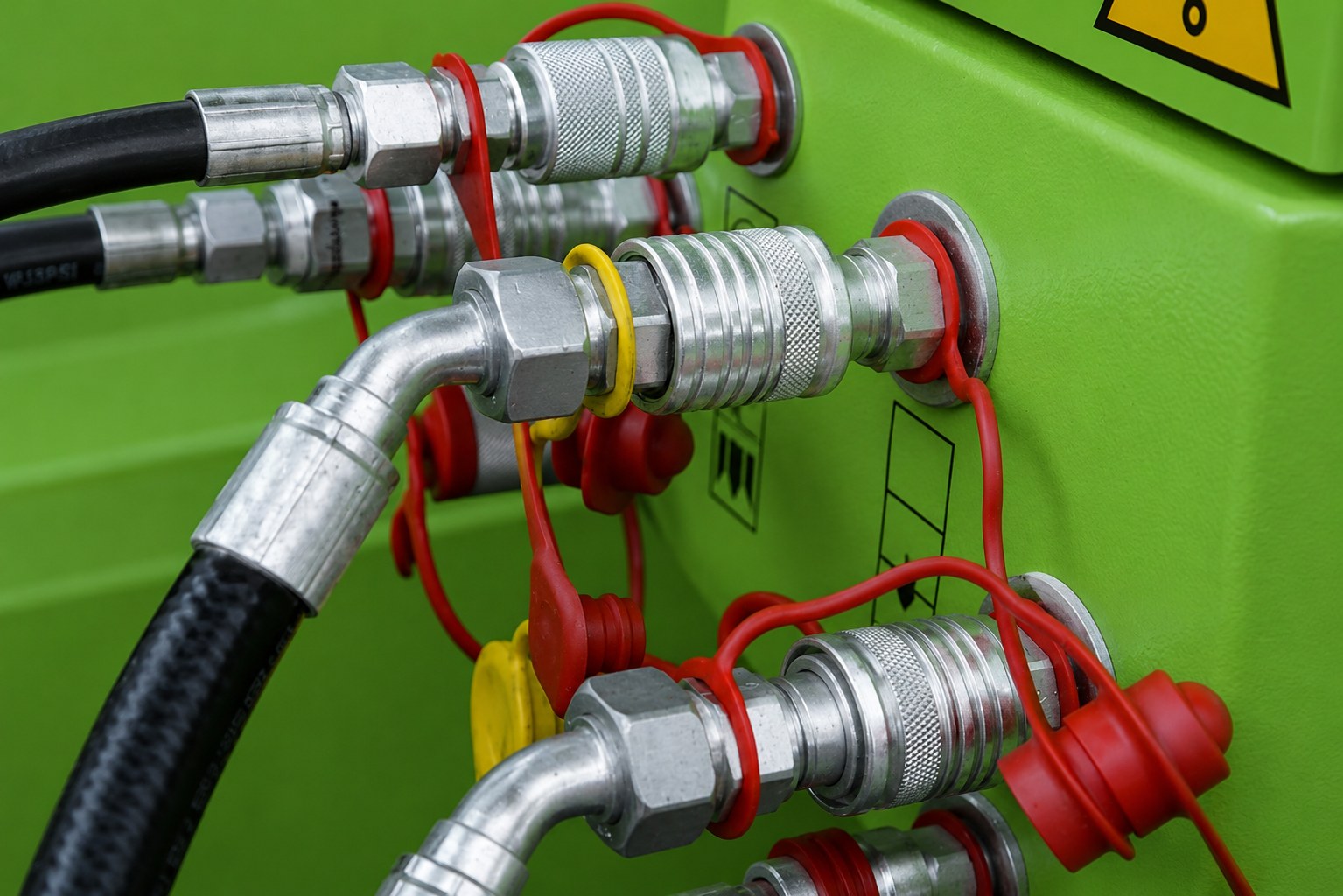 High pressure hydraulic connection application