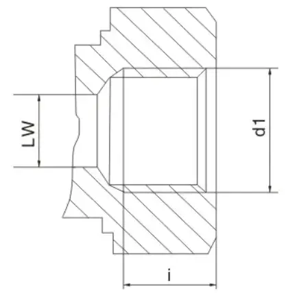 SAE J514 UN/UNF Female