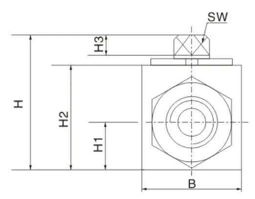 Female Thread Joint Dimensions