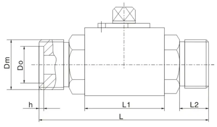 Male Thread Joint Dimensions
